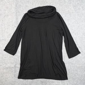 J. Jill Top Womens Medium‎ Tunic Cowl Neck Long Sleeve Wearever Collection Knit